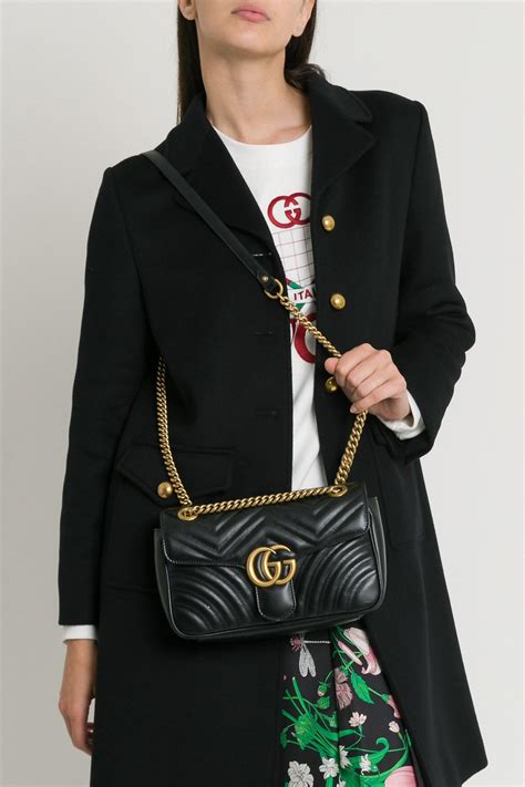 gucci marmont mini what fits|Gucci Marmont small shoulder bag.